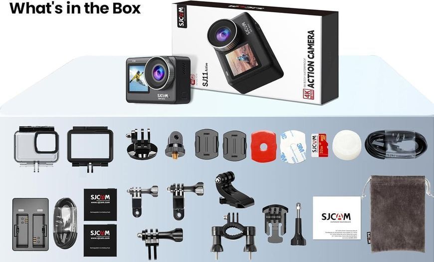 Екшн-камера SJCAM SJ11 Active Combo 4K 30FPS Black SJ11 Active Combo фото