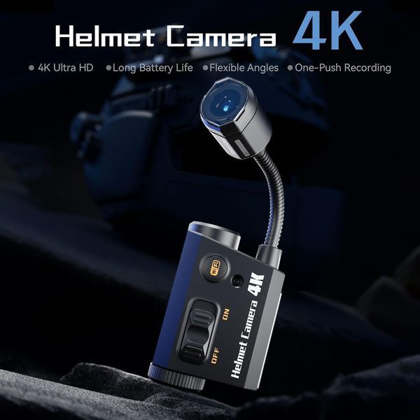 Экшн-камера RunCam Helmet Camera 4K для шлема и каски, Wi-Fi, Sony IMX415 (HELMETCAM4K) HELMETCAM4K фото