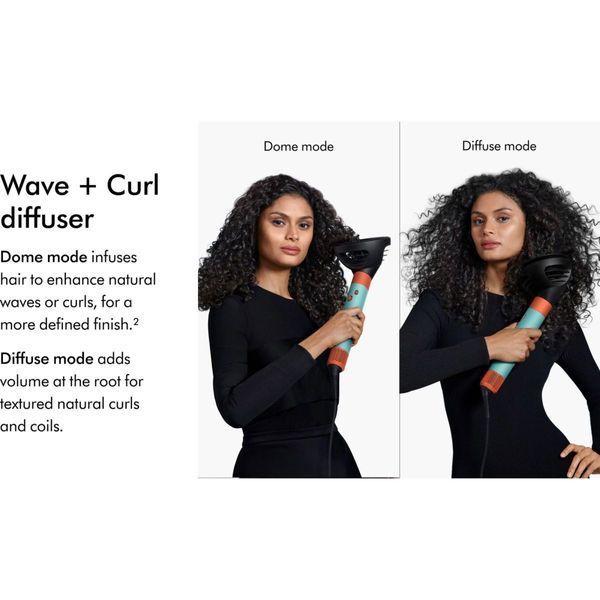 Мультивайлер Dyson Airwrap i.d. multi-styler and dryer Curly+Coily Ceramic Patina/Topaz (533736-01) (EU) 533736-01 фото