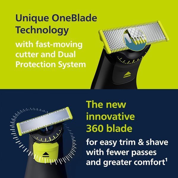 Philips OneBlade PRO 360 триммер Face + Body QP6552/90 QP6552/90 фото