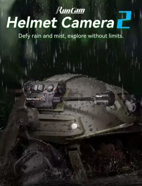 Экшн-камера RunCam Helmet Camera 2 для шлема и каски (HELMETCAM2) HELMETCAM2 фото