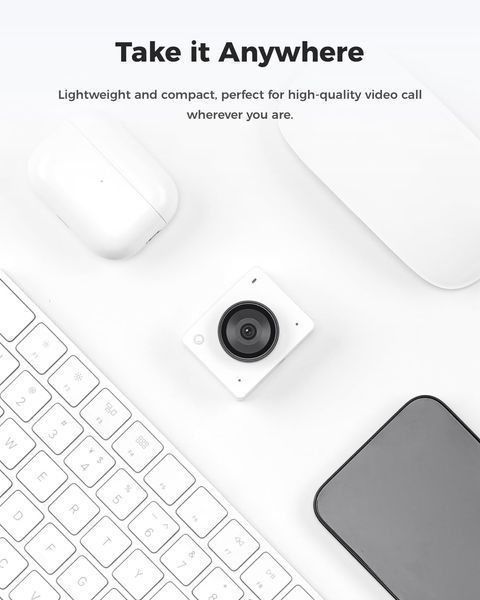Веб-камера OBSBOT Meet 2-4K Webcam Cloud White  MEET 2 White фото