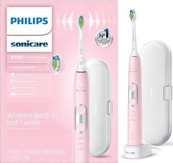 Philips Sonicare 6100 Pink зубная щетка HX6876/21 фото