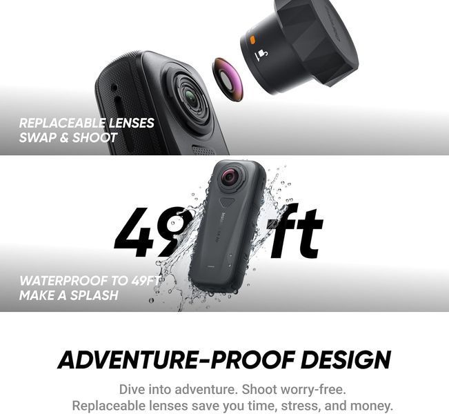 Екшн-камера Insta360 X4 Air Starter Bundle (CINSAAFA-SE03) CINSAAFA-SE01 фото
