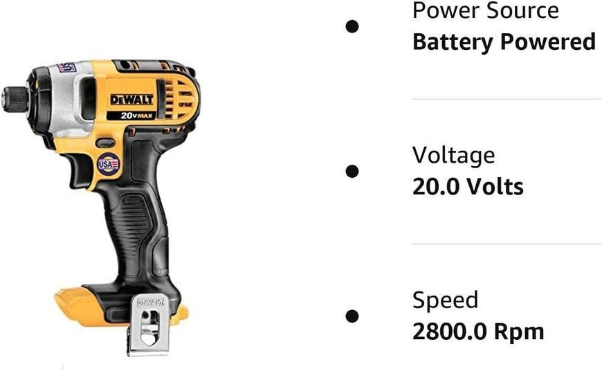 Аккумуляторный ударный шуруповерт DeWalt DCF 885 Без коробки DCF885 фото