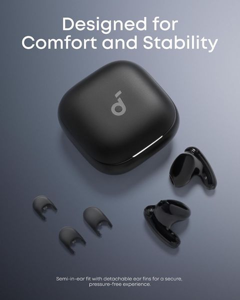 Навушники Anker SoundCore Liberty Buds Black D1200G11 фото