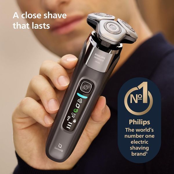 Електробритва Philips Series i9000 X9002/82 з Quick Clean Pod, зарядка від USB-A, футляр X9002/82 фото