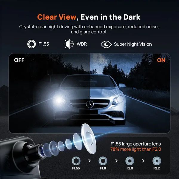 Відеореєстратор-дзеркало 70mai Rearview Dash Cam S410 Rearview Dash Cam S410 фото