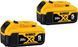 Комплект аккумуляторних батарей DEWALT DCB205 Li-Ion 5Ah 20V MAX* XR DCB205-2 фото