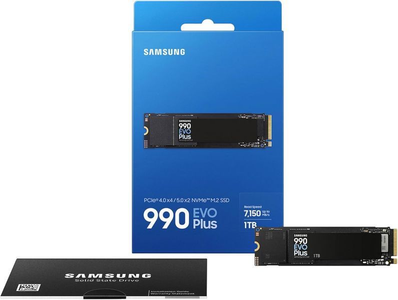 SSD накопичувач Samsung 990 EVO Plus 1 TB (MZ-V9S1T0BW) MZ-V9S1T0BW фото