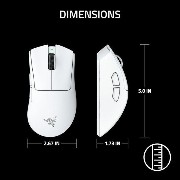 Мышка Razer DeathAdder V4 PRO White (RZ01-05330200-R3G1) RZ01-05330200-R3G1 фото