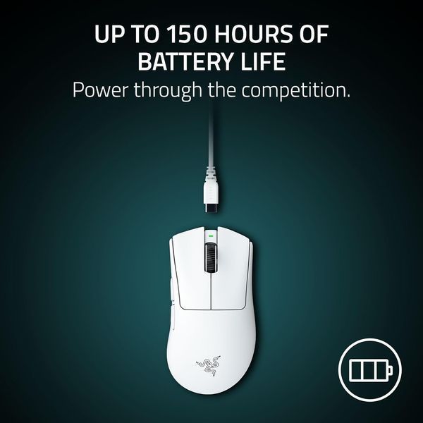 Мышка Razer DeathAdder V4 PRO White (RZ01-05330200-R3G1) RZ01-05330200-R3G1 фото