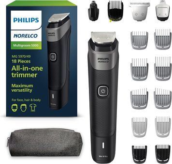 Philips Norelco Multigroom 5000 з 18 позиціями USB зарядка  (Товар поставляэться в еко-коробці Amazon) MG5970/49 фото