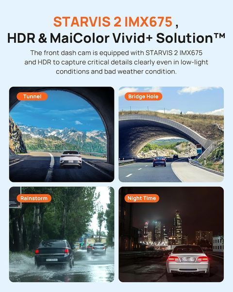 Автомобильный видеорегистратор 70mai Dash Cam A510 SET A510 SET фото