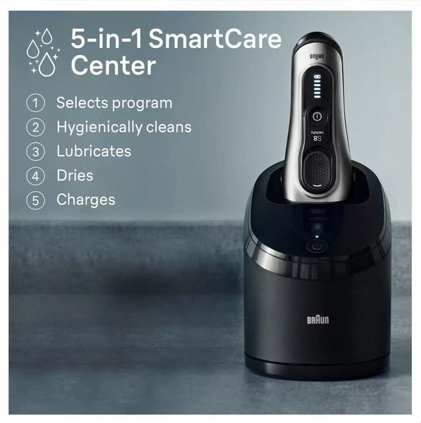Бритва з зарядным кейсом Braun Series 8 8577cc 8577cc фото
