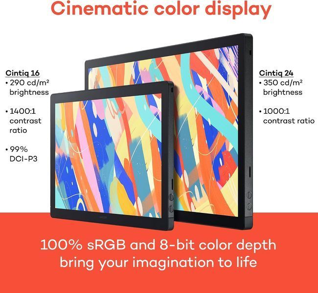 Монітор-планшет Wacom Cintiq 16 (DTK168K0A) DTK168K0B фото