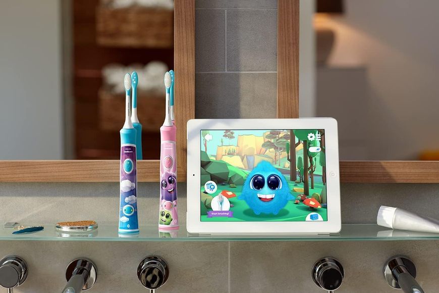 Детская электрическая зубная щетка PHILIPS Sonicare HX6321/02 HX6322/04 фото