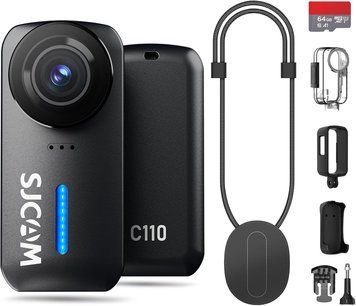 Экшн-камера SJCAM C110 с магнитным креплением  C110-Magnetic Lanyard-Black  фото