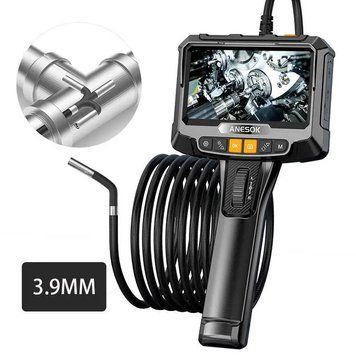 Профессиональный автомобильный поворотный эндоскоп, Inskam Anesok S10 3.9mm 360&deg; Camera 2MP Full HD 1м кабель + сумка кейс S10 1m 3.9мм фото