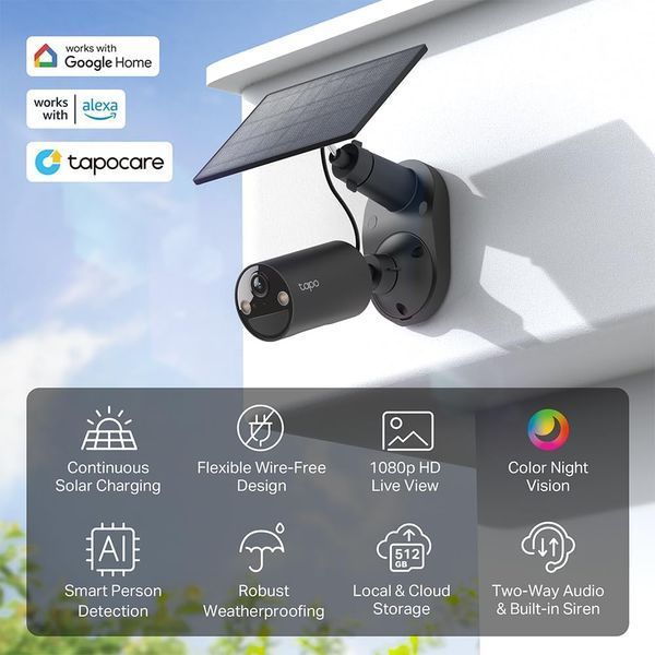 IP-камера відеоспостереження TP-Link Tapo SolarCam C403 Kit C403 Kit фото
