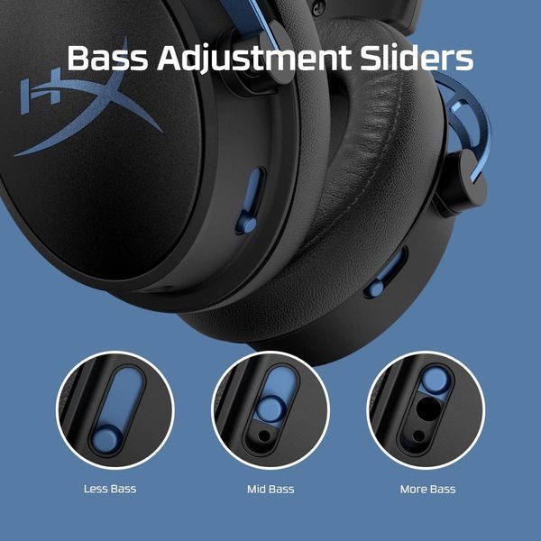 Навушники HyperX Cloud Alpha S Blue (HX-HSCAS-BL) HX-HSCAS-BL фото