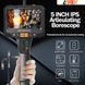Профессиональный автомобильный поворотный эндоскоп Inskam Anesok S10 360&deg; Dual Camera 8mm 2MP Full HD 1м кабель + сумка-кейс S10 1m 8mm dual camera фото 7