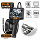 Профессиональный автомобильный поворотный эндоскоп Inskam Anesok S10 360&deg; Dual Camera 8mm 2MP Full HD 1м кабель + сумка-кейс S10 1m 8mm dual camera фото 1