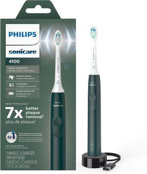 Зубна щітка Philips Sonicare 4100 Темно зелена HX3681/28 фото