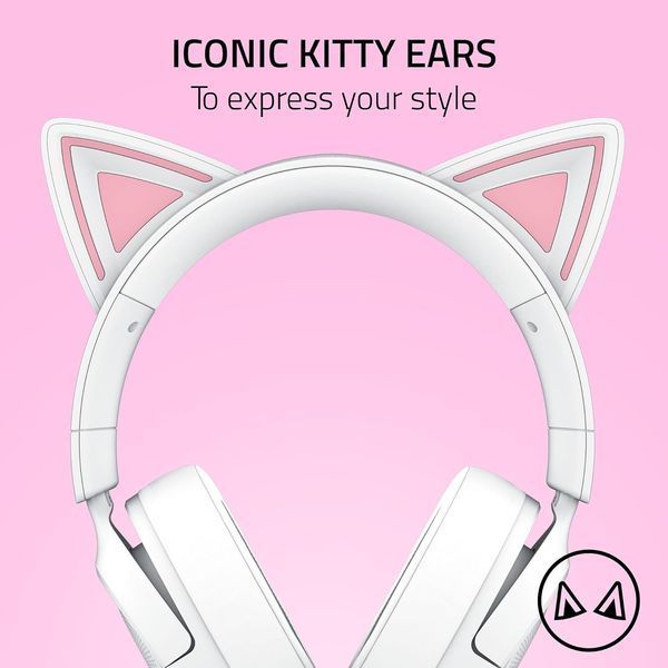 Игровые наушники Razer Kraken Kitty V3 X White (RZ04-05350300-R3M1) RZ04-05350300-R3M1 фото