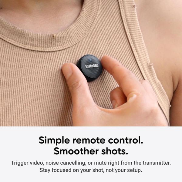 Мікрофонна радіосистема Insta360 Mic Air (1 TX + 1 RX) Mic Air (1 TX + 1 RX) CINSABWA фото