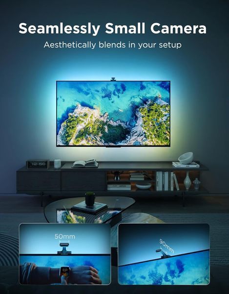 Підсвітка для телевізора Govee TV Backlight 3 RGBIC (55&ndash;65") з подвійною 4 МП камерою синхронізації (H2A40) H2A40311 фото