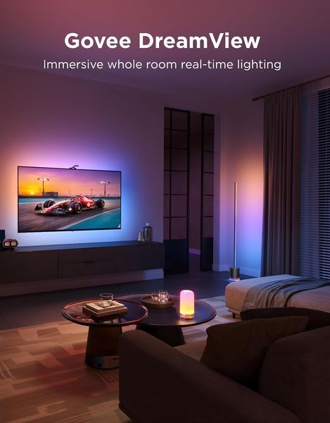 Підсвітка для телевізора Govee TV Backlight 3 RGBIC (55&ndash;65") з подвійною 4 МП камерою синхронізації (H2A40) H2A40311 фото