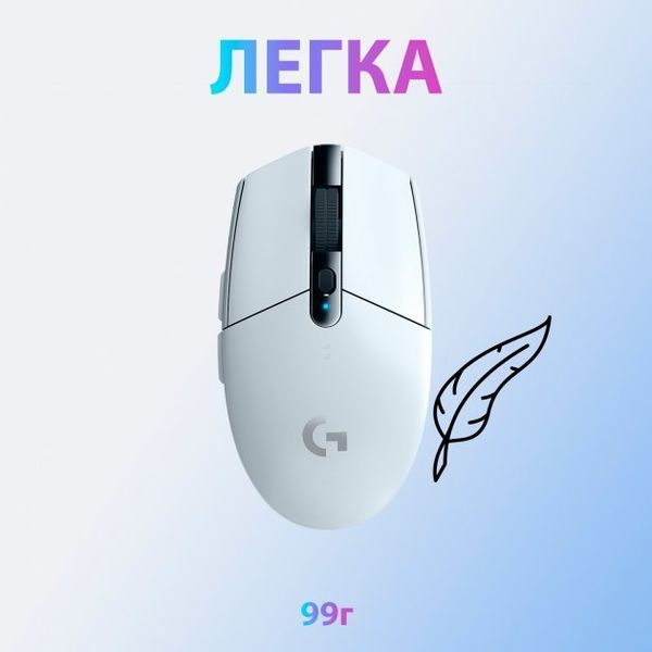 Мышь Logitech G305 Wireless White (910-005291) 910-005291 фото