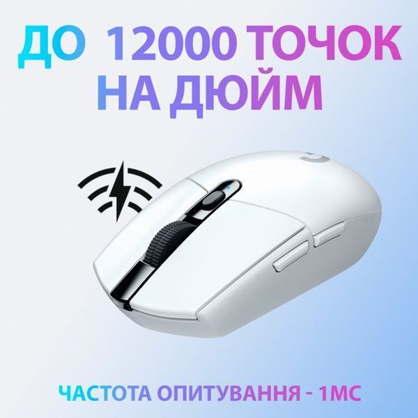 Мышь Logitech G305 Wireless White (910-005291) 910-005291 фото