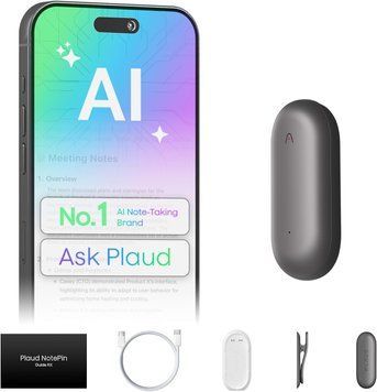 Цифровой диктофон PLAUD NotePin NP-64G-GR фото