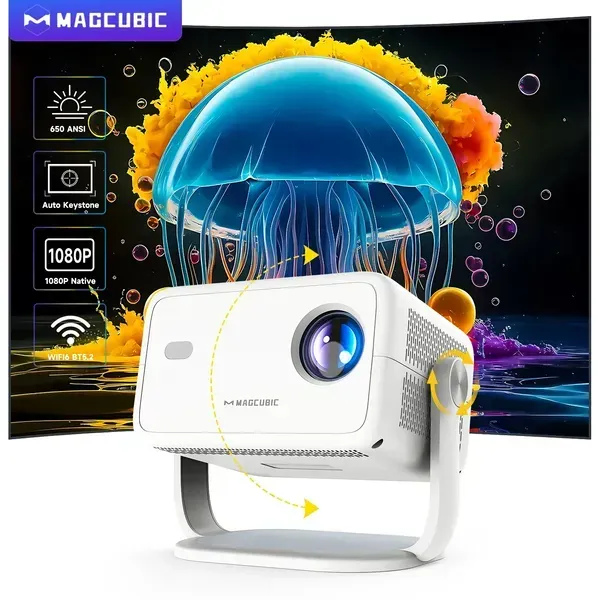 Портативний смарт-проєктор Magcubic L018 650ANSI 4K Android 11 L018 фото