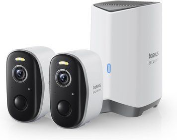 IP-камера видеонаблюдения Baseus Security N1 Plus Outdoor Camera 2K 2-Cam Kit White S0TW002130 фото