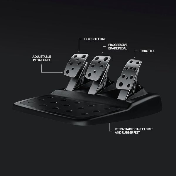 Комплект (кермо, педали) Logitech G920 Driving Force (941-000123) 941-000123 фото